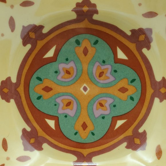 PartyLite Bohemian Spice Candle Plate Small Bowl Trinket Dish - Picture 4 of 6